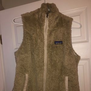 Patagonia Tan Fleece Vest